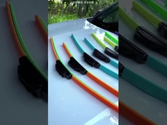 Weather Resistant Car Wiper Blade Refills Clip On Rubber Wiper Refill