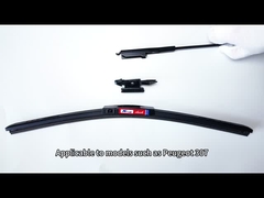 Flexibility Windscreen Wiper Blades Scratch Resistant Car Wiper Blades