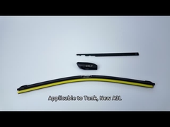 Carbon Steel Silver Boneless Wiper Best Rated Windshield Wipers