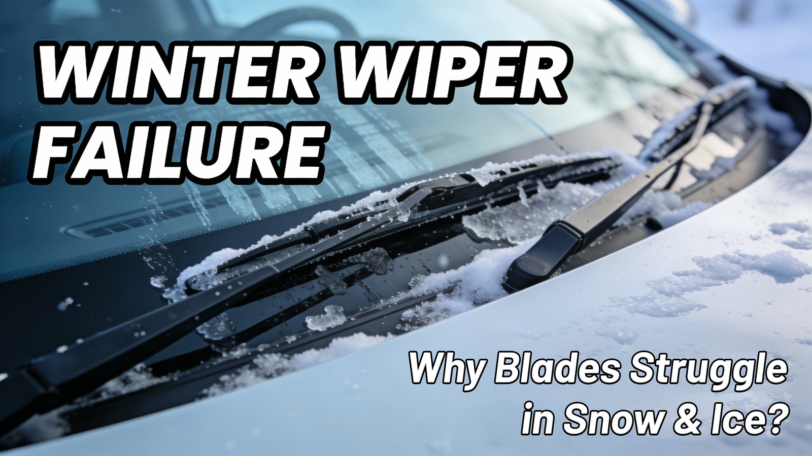 Lastest company news about Winter Wiper Failure: Why Blades Struggle in Snow & Ice and How to Fix It