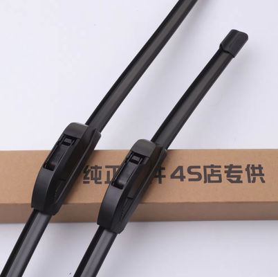 Flexible Black Silicone Wiper Blade All Weather Durability Boneless Wiper Blades