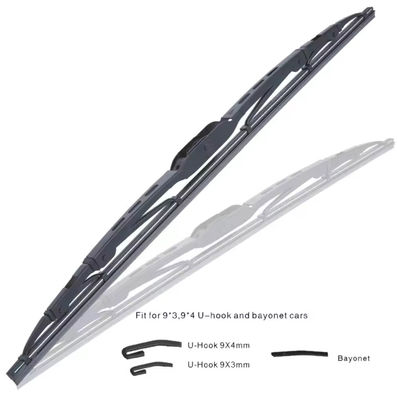 Sleek Aerodynamic Rubber Auto Wiper Extreme Temperature Resistant Car Screen Wiper
