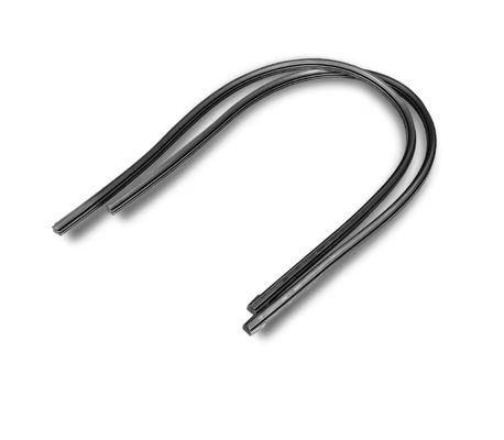 Noise Reduced Wiper Rubber Strip Black Wiper Refill Replacement