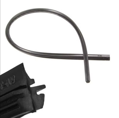 Weather Resistant Car Wiper Blade Refills Clip On Rubber Wiper Refill
