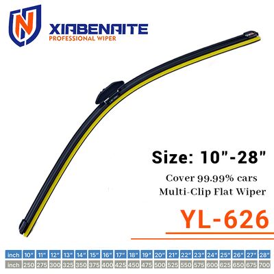 Black Rubber Front And Rear Wiper Blades Sleek Front Windscreen Wiper Blades