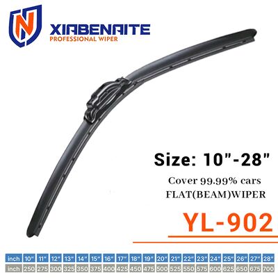 Low Noise Black Beam Front Windshield Wiper For All Weather Front Wiper Blades